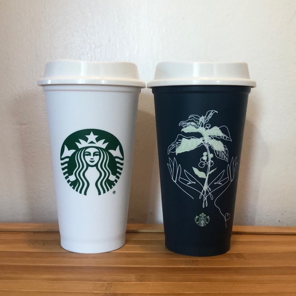 Starbucks Other - (2) Starbucks reusable 16oz plastic tumblers